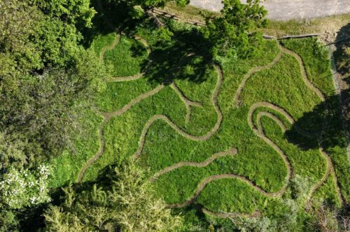 Un nouveau labyrinthe en herbe à Saint-Germain-Lembron