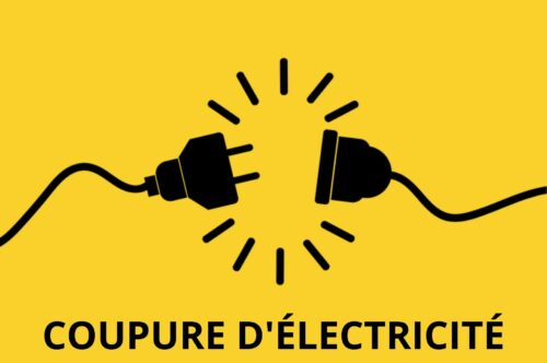 Coupure d’électricité route de Brioude-Charbonnier