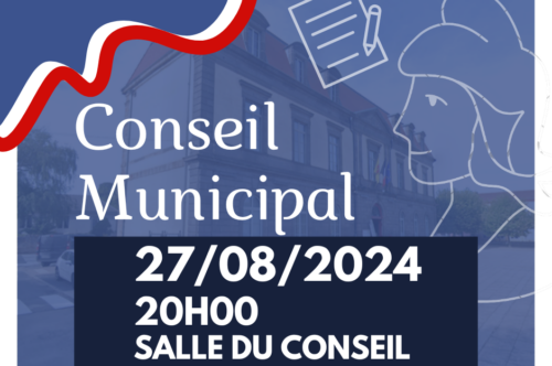 Conseil municipal 27/08/2024